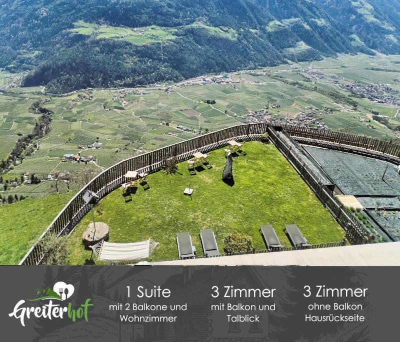 Greiterhof Partschins Panzió Kültér fotó