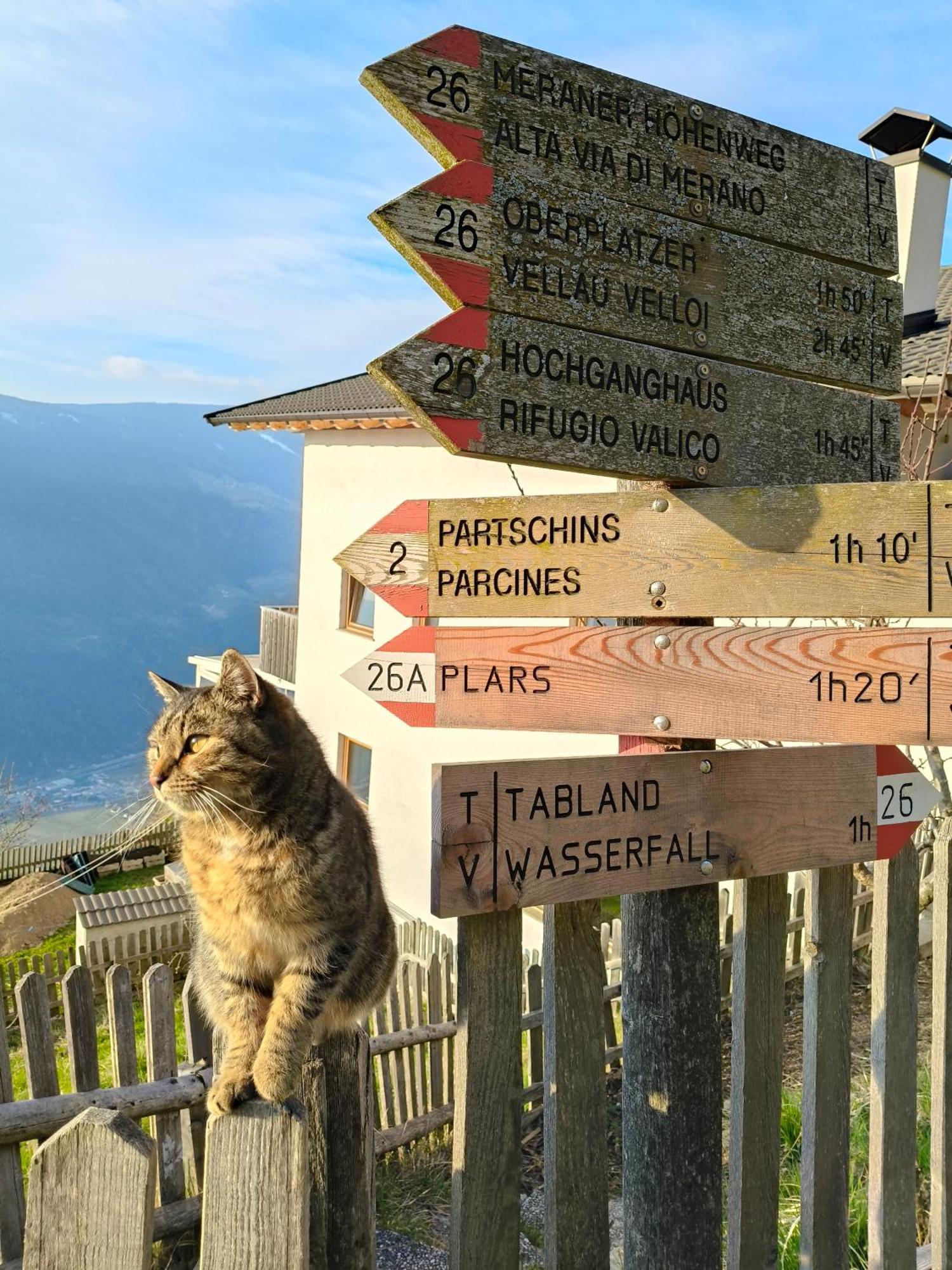 Greiterhof Partschins Panzió Kültér fotó